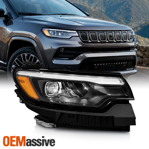 For 2022-2026 Jeep Compass LED BI-Function Projector Headlight Right w/ Code LM6