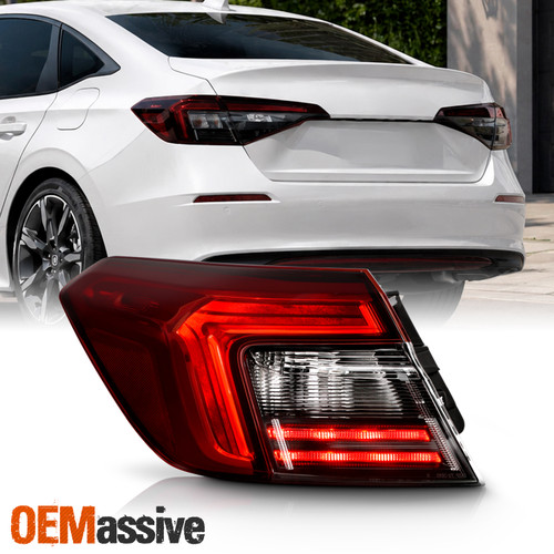 For 2025-2026 Honda Civic Sedan LED Tail Light Outer Driver Side OE Style