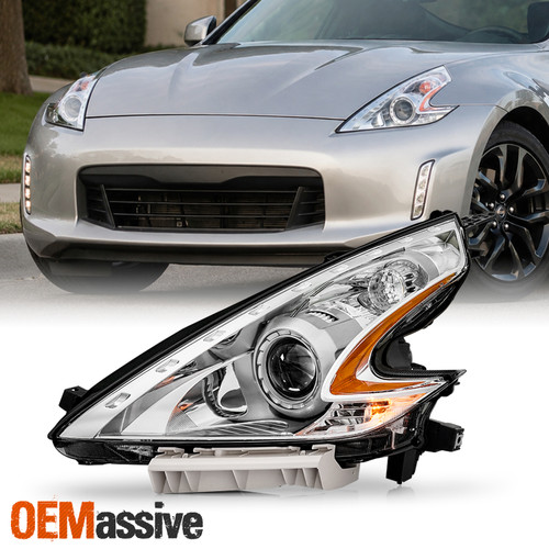 For 2015-2020 Nissan 370Z HID Type Projector Chrome Headlight Left w/ DRL Signal