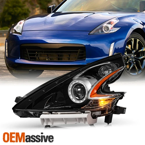 For 2015-2020 Nissan 370Z HID Type Projector Black Headlight Left w/ DRL Signal
