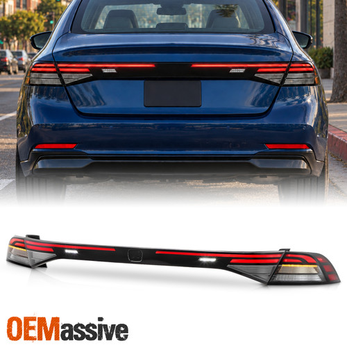 For 2023-2026 Honda Accord LED Tail Light Complete Set of 3pcs OE Style Assembly