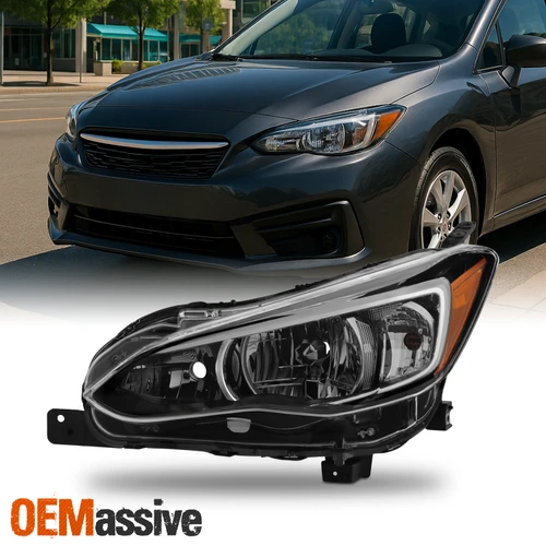 For 17-22 Subaru Impreza/ 18-23 Crosstrek Halogen Type Headlight Driver Side