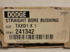 Dodge TAXD1 X 1, Straight Bushing Speed Reducer, 241342