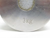 Rice Lake 13176; Cylindrical Scale Calibration Weight; SS; 3KG