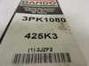 Bando 3PK1080; Serpentine Belt 425K3 ; 3 -ribs 42.5"L; 2JZF2