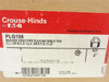 Crouse-Hinds PLG105; Conduit Square Head Plug; 4"