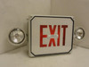 Big Beam 2E4XL1RW-L; Emergency Exit Sign; NEEDS BATTERY