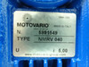 Motovario NMRV-40; Gearbox; Output Shaft: 0.435"ID x 0.98" OD