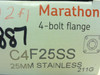 MRC C4F25SS-25MM; Flange Bearing; 25mm ID; 4-Bolt