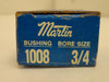 Martin 1008.75; Taper Bushing; 3/4"ID; 3/16" x 3/32" Key Way