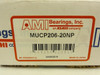 AMI MUCP206-20NP; Pillow Block Bearing; 1-1/4"ID; 2-Bolt