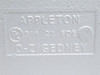 Appleton FD175L; FD Device Box 1-Gang; 3/4NPT; Malleable Iron