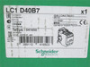 Schneider LC1D40B7; Contactor; 40A; 3P; 600VAC; Coil: 24VAC