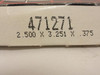 National 471271; Oil Seal; 2.5"ID x 3.251" OD x .375" Wide