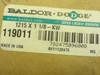 Dodge 119011; Taper-Lock Bushing # 1215X1-1/8-KW; 1-1/8"ID