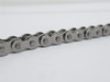 Peer 25SS RIV; Single Row Roller Chain #25; SS; 30" Length