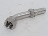 Gates 12B-12FJX45S-SS ; Tube Elbow SS 45Deg 3/4JIC x 3/4 Barb