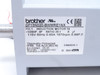 Brother GF15N020-BWMRE1NX; AC Gear Motor 1/20HP; 20:1 Ratio