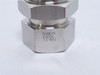 SMC KQG2E13-N03; Push-In Straight Tube Fitting; SS-316; 1/2"