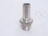 MFG- HB075SS; Barbed Hose Fitting; SS; 3/4" Tube x 3/4NPT
