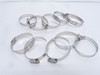 Ideal-Triton 2W405; Box-10 Hose Clamps; SS-201; 1-1/4"-3-1/4"