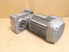 SEW FA27/G DRN80M4/DH; AC Gearmotor 1HP 16.28:1 Ratio 230/460V