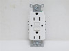 Hubbell GFRST15W; GFCI Duplex Receptacle; 125VAC; 15A