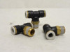 Festo QBT-3/8-3/8-U; Lot-3 T-Fitting 533319; 3/8" Tube x 3/8NPT