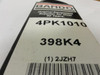 Bando 4PK1010; Serpentine Belt 398K4; 4-ribs 39.8"L; 2JZH7 Bando 4PK1010; Serpentine Belt 398K4; 4-ribs 39.8"L; 2JZH7