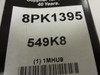 Bando 1MHU9; Serpentine Belt; 54.9"Long; Number 549K8