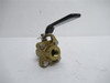 Industry-Std 1WMK3; Ball Valve; 3/8" Brass Body