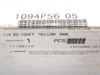 Legris 1094P56 05; Yellow Polyamide Tube; 1/4"OD 100' Long