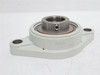 MRC C2F104SS; Plastic Flange Bearing; 1-1/4"ID; 2-Bolt Mount