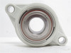 MRC C2F104SS; Plastic Flange Bearing; 1-1/4"ID; 2-Bolt Mount