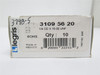 Legris 3109 56 20; Box-10 Air Elbows 90Deg 1/4"PTC x 10-32UNF