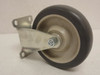 Pemco 83184E; Poly Wheel With Frame/Castor; Rigid 5" OD