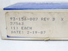 Sealol 93-156-002; Shaft Seal Assembly; 1-9/16"ID x 2-1/4"OD