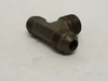 Parker 145F-6-6; Brass Male Branch Tee 3/8 SAE J512; 3/8 MNPT