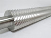 Marel 9716490; Helical Stripper Roller; 2-1/4"OD; 27" Long