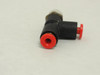 SMC KQY01-34S; Lot-4; Male Run Tee; 1/8" Tube x2 To 1/8 NPT