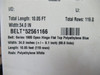 Intralox 52561166; Series1600 Open Hinge Flat Top Belt; 34"W