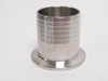 VNE EG14RT1.5; Hose Barb Adapter SS-304; 1.5" Clamp x 1.5" Barb