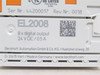 Beckhoff EL2008; EtherCAT Terminal; 24VDC; 8-Channel Digital