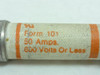 Gould A60X50; AmpTrap Fuse; 50A; 600VAC; Bladed