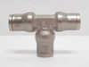 Parker 164PLM-10M; Nickel Plate Brass Metric Union Tee; 10mm