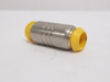 Parker HPB8; Brass Prestolok Tube Union 8mm Tube; Nickel Plate