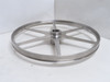 Hollymatic 6805165; Defender Saw Upper Wheel; SS; 16"OD
