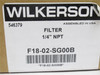 Wilkerson F18-02-SG00B; Particulate Filter; 110SCFM; W/Drain