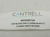 Cantrell NO10425TOP; Black Top Block 5-1/2" Long