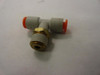 SMC KQ2T07-35AS; Tee Fitting; 1/4" Tube; 1/4" NPT